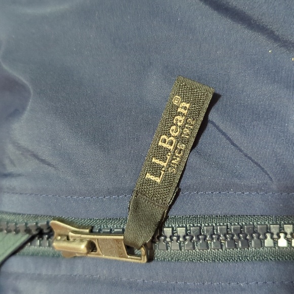 👉L.L. Bean Polartec Vest Men's Small Navy Gray Fleece Inside Sleeveless Jacket - Picture 12 of 12